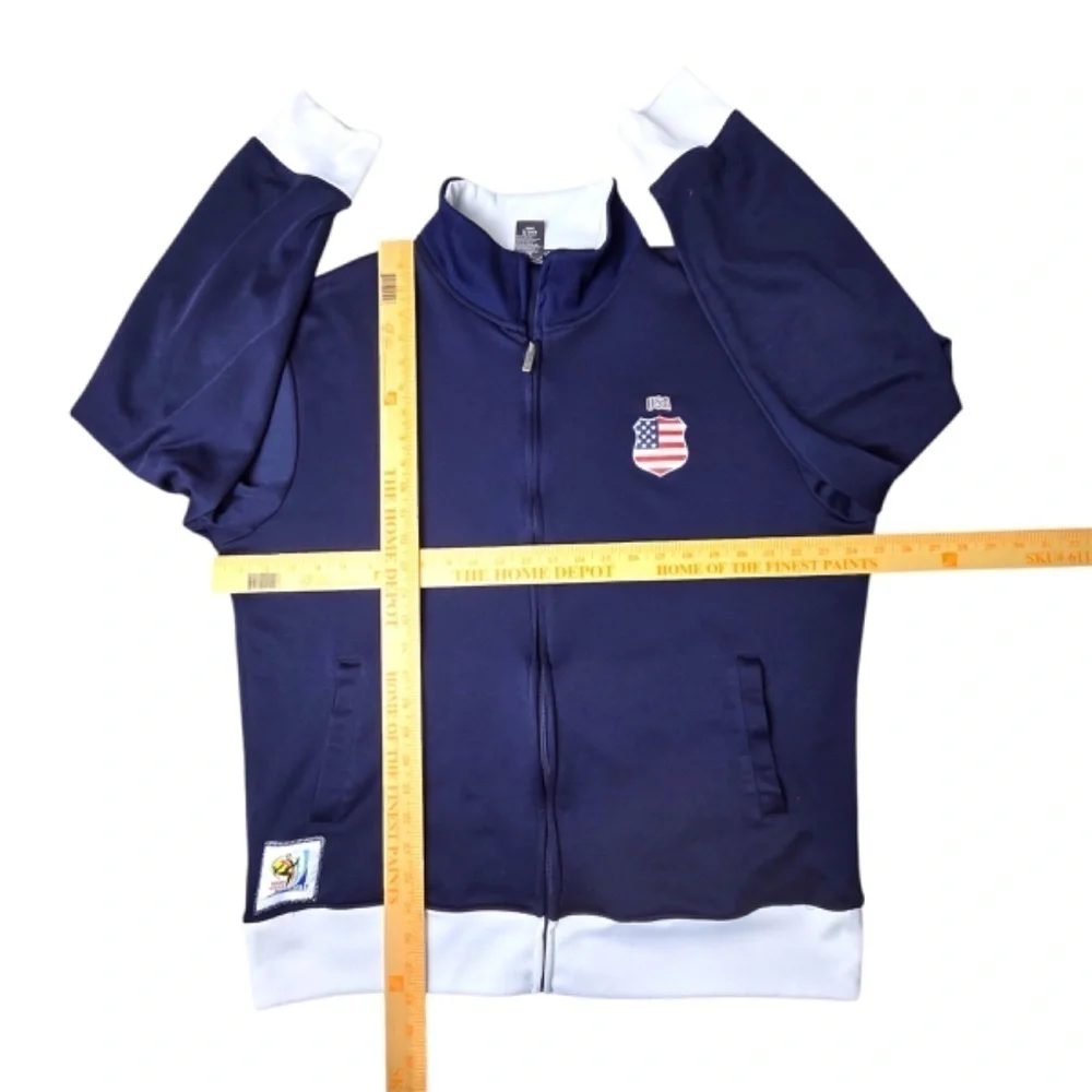 FIFA Team USA Soccer World Cup South Africa 2010 Track Jacket Size XL- Blue - Picture 10 of 10